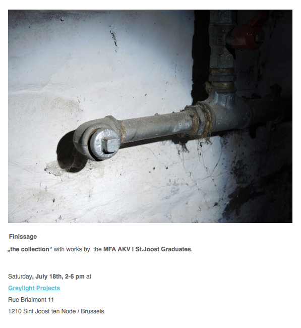 finissage the collection mfa akv st joost graduates graduation show greylight projects brussels katherina heil giulia cenci katrein breukers tyas leeuwerink maarten spons maud oonk